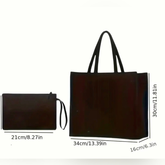 Faith Black Tote - Picture 2 of 2